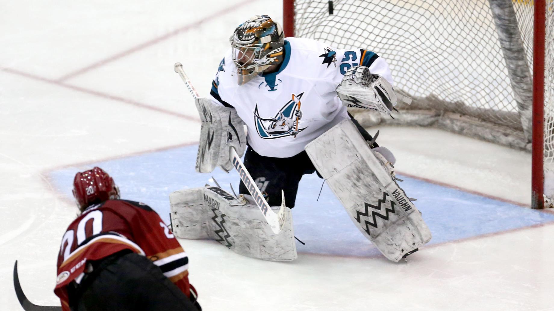 Tucson Roadrunners take charge of first-round series with rout of San Jose